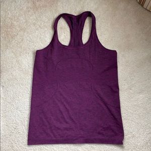 Lululemon swiftly tech racerback size 10 purple